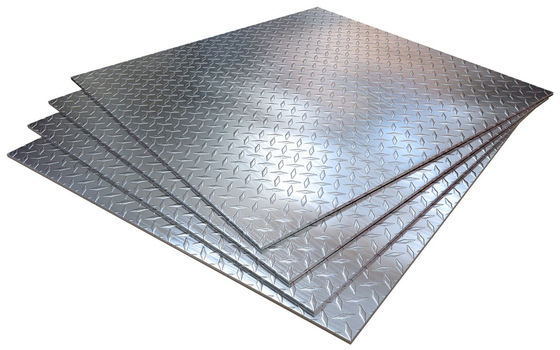 2 mm de espesor 304L de acero inoxidable placa cuadriculada
