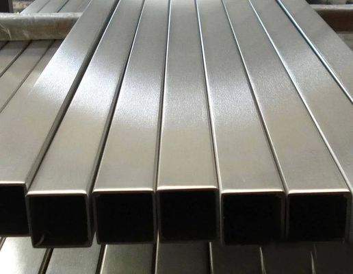 2 x 2 x 0,125&quot; 304 tubo de acero inoxidable UNS S30400 WNR 1.4301 sin costura