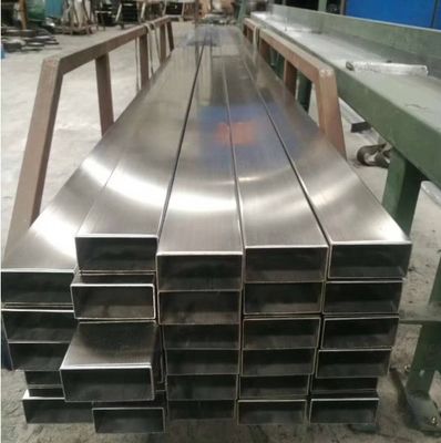 Tipo de tubo de acero inoxidable de forma rectangular 201 50 x 100 x 1,5 mm