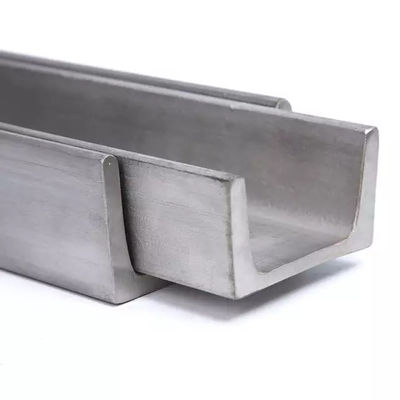 304 acero inoxidable de canal C 6m a 12m laminado en caliente