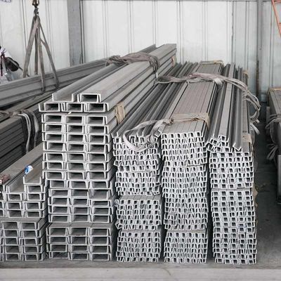 Profiles de acero inoxidable laminados en caliente en forma de C de grado 316 4&quot; x 2&quot; x 0,25&quot;