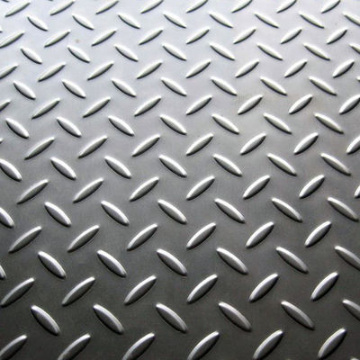 304 planchas de acero inoxidable de suelo Diamante 0,125 &quot;a 0,5&quot;