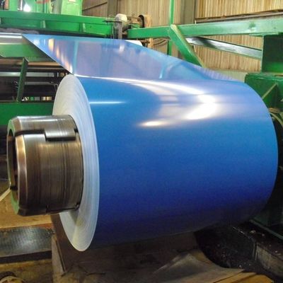 1250 mm SGCC Color azul PPGI PPGL bobina S220GD S250GD S280GD